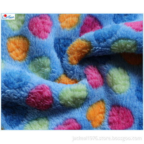 Coral Fleece Print Fabric Ls-Cr-003